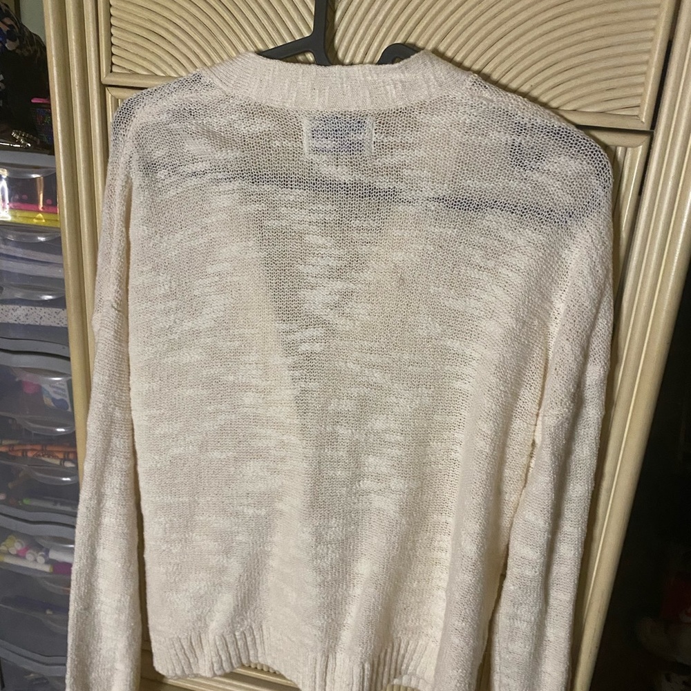 Translucent Knit Cardigan Jacket - Picture 2 of 4